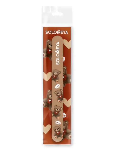 Solomeya Пилка для ногтей Kawaii bears 180/220 / Kawaii bears Nail File, 1 шт. Solomeya Пилка для ногтей Kawaii bears 180/220 / Kawaii bears Nail File, 1 шт.